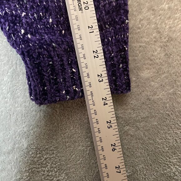 Calvin Klein Women Purple Soft Cozy Chenille Cowl Neck Pullover Sweater 1X Plus - Picture 11 of 13